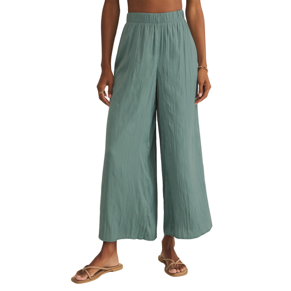 Sunset Satin Pant Sea Pine