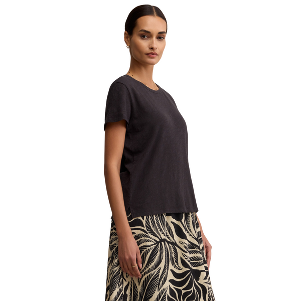 Foundation Slub Tee Black Sand