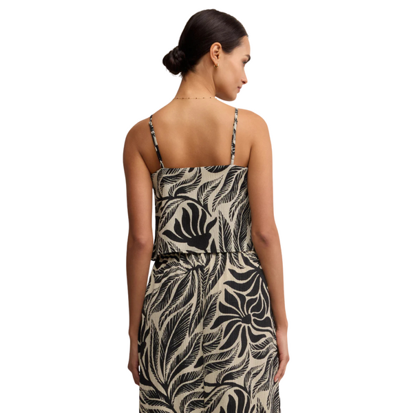 Nolan Palm Crop Tank