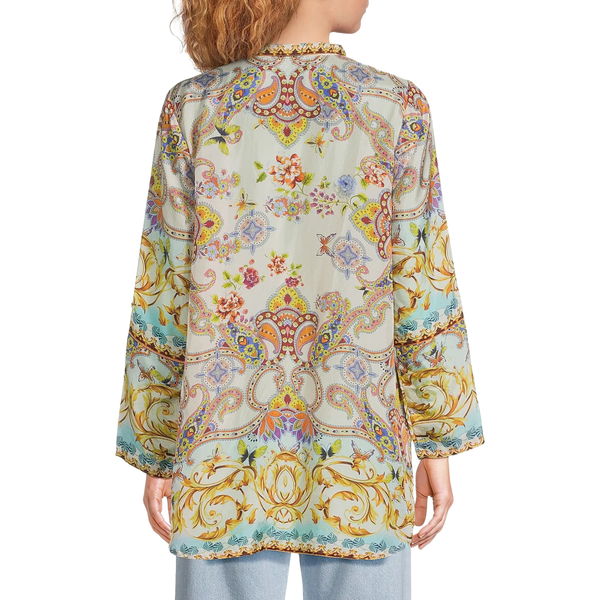 Indy Tunic Scroll Silk