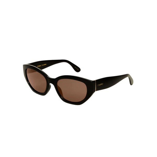 Mirage Polished Black Sunglasses