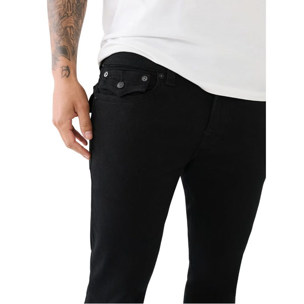 Rocco Flap Single Needle Black 32in