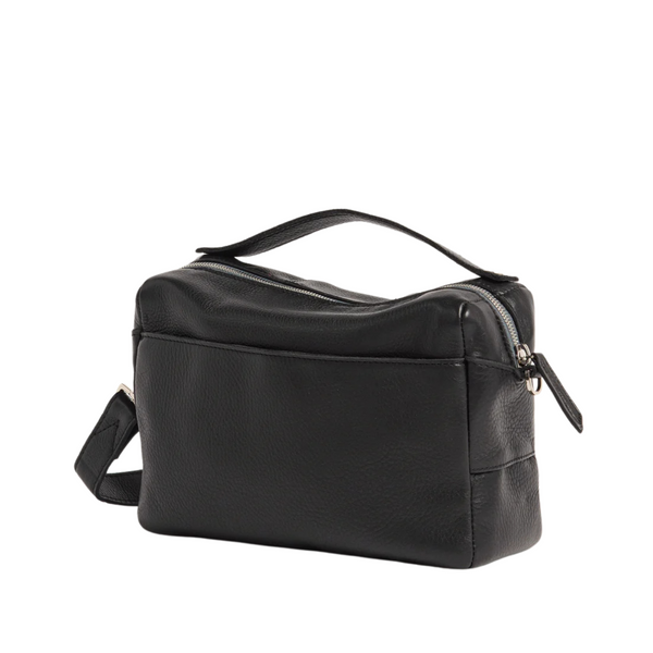 Evan Crossbody Black Weave