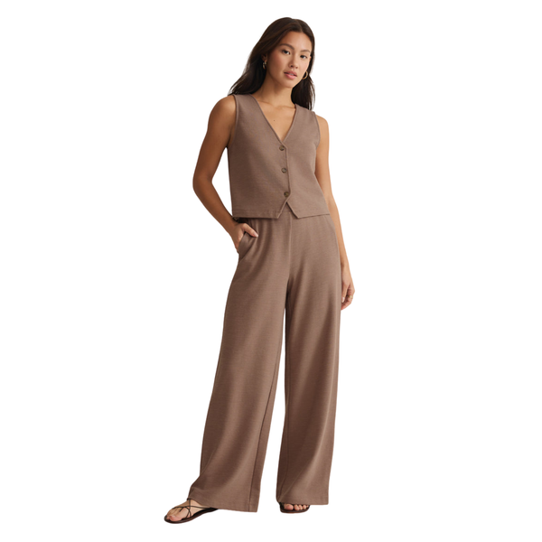 Noelle Textured Tank Top Milkshake