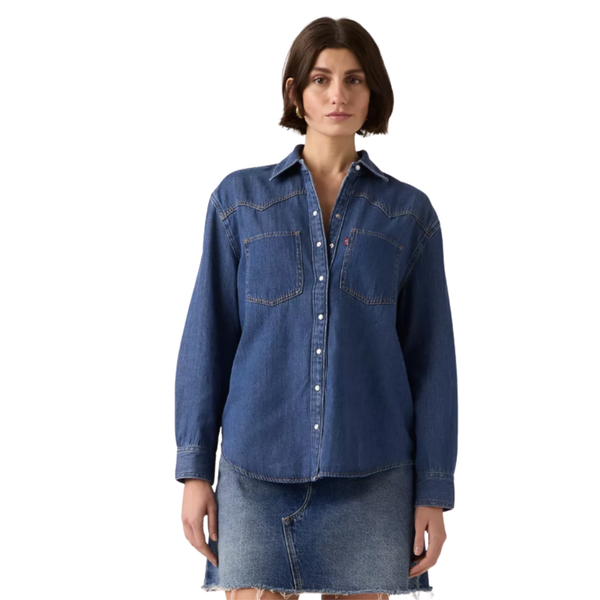 Teodora Western Denim Shirt