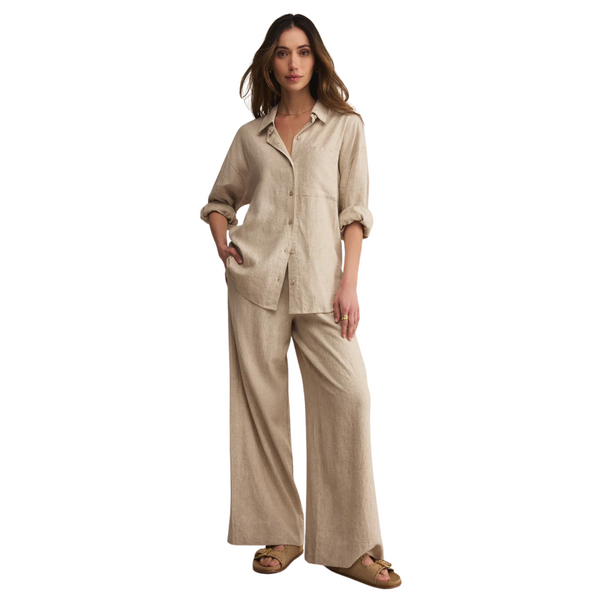 Henri Washed Linen Pant