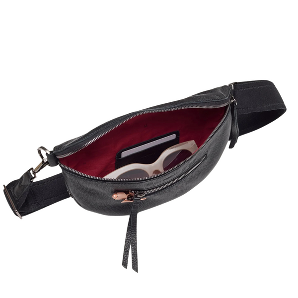 Charles Crossbody Medium Black Gunmetal