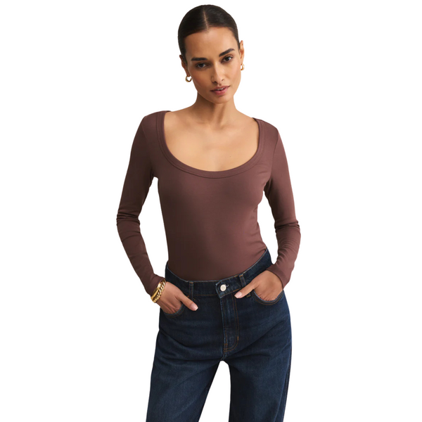 Second Skin Scoop Neck Top
