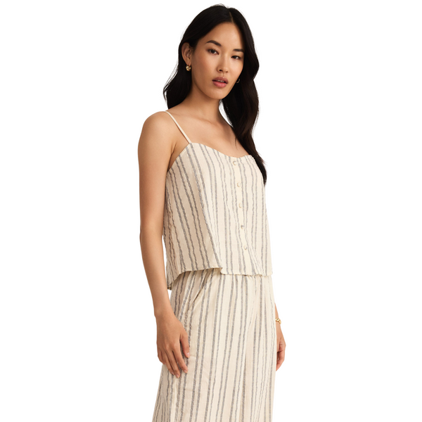 Savory Stripe Tank Sea Salt