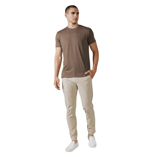 Men's Core Crew Neck Tee Dark Taupe