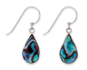 Teardrop Paua Shell Earrings