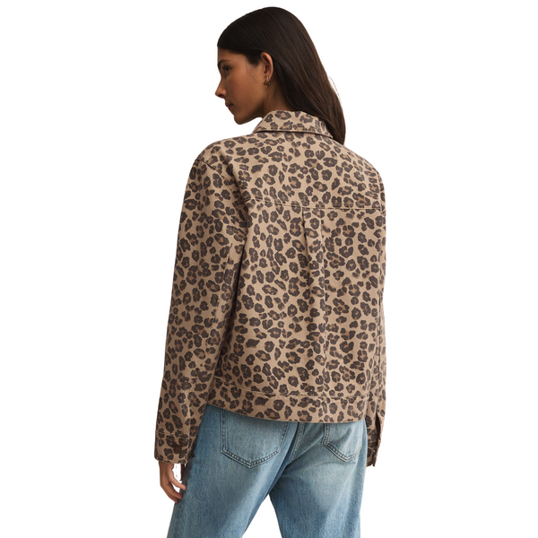 Bel Air Leopard Denim Jacket