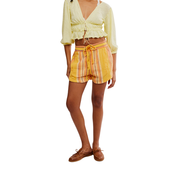 Kalli Linen Stripe Board Short