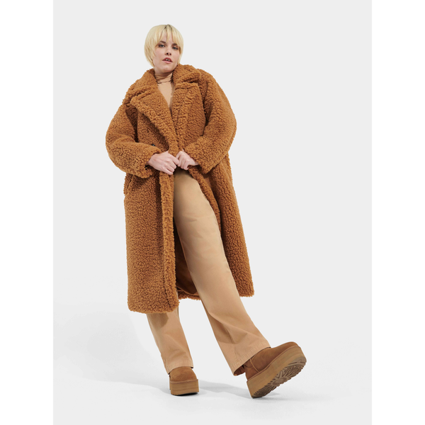 UGG® Gertrude Teddy Long Coat