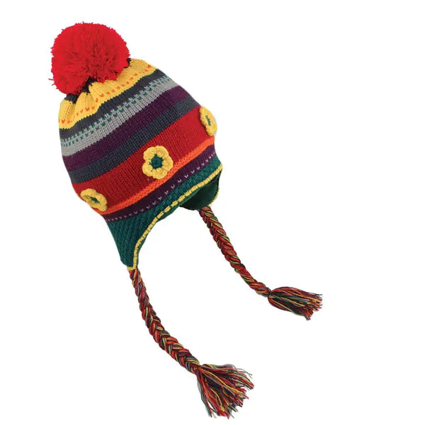 Andean Pom-Pom Chullo