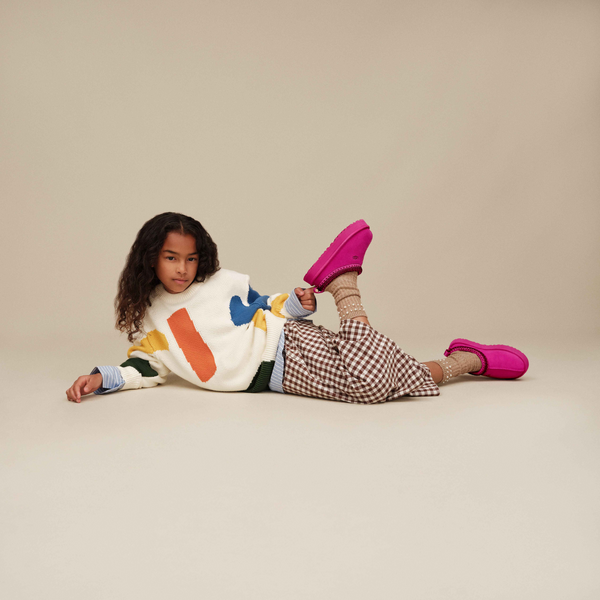 Kids UGG® Tazz Slipper Dark Peony