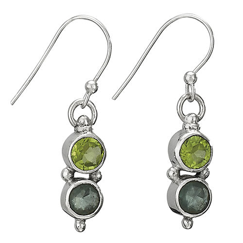 Peridot & Apatite Earrings