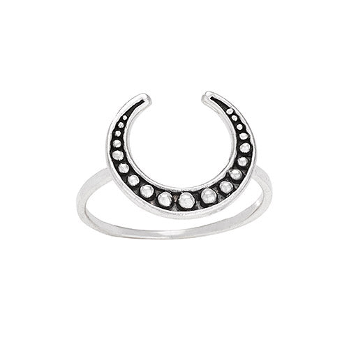 Dotted Crescent Ring