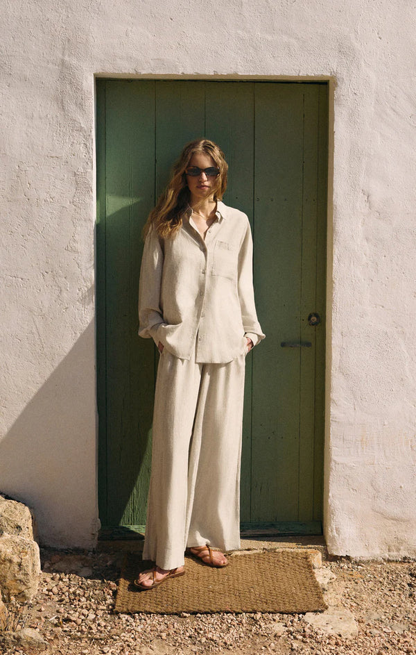 Henri Washed Linen Pant