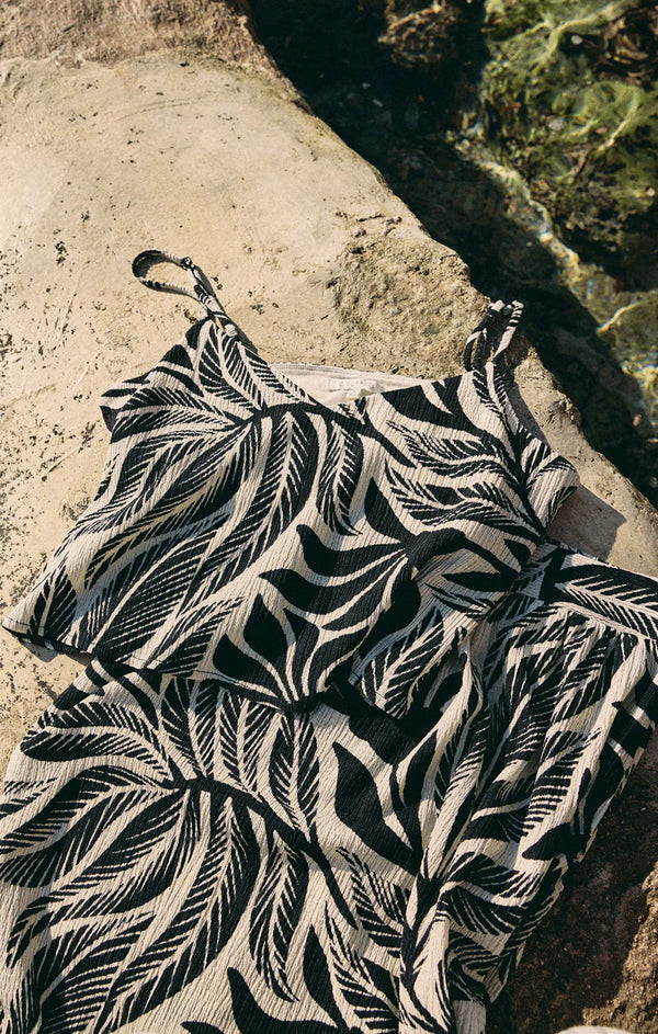 Nolan Palm Crop Tank