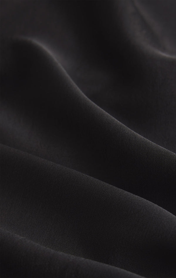 Ana Satin Top Black