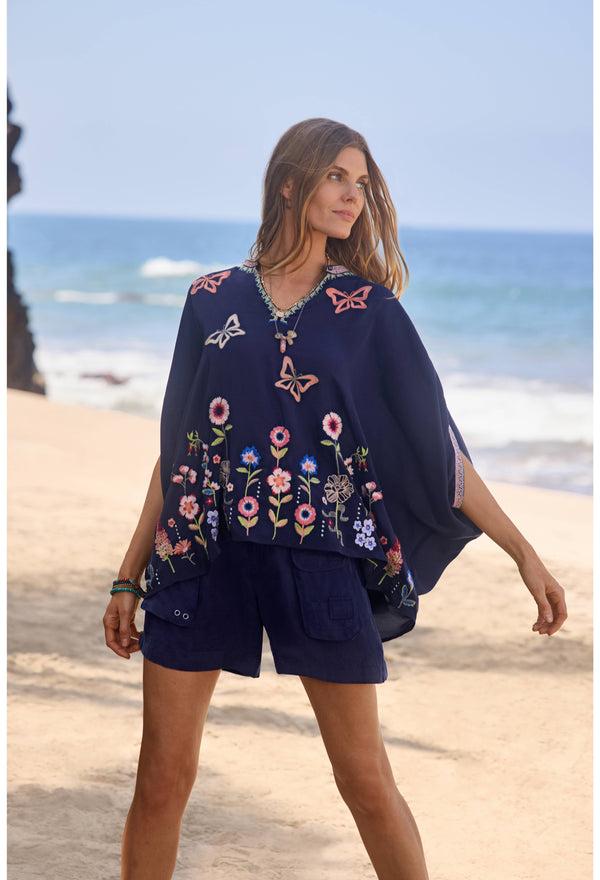 Imogen Poncho Nuria Blue Night