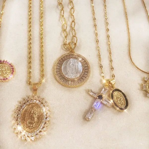 Good Friday Double Charm Pendant Necklace