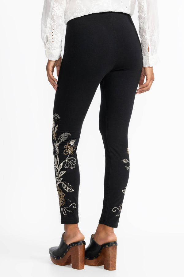 Adelaide Embroidered Leggings