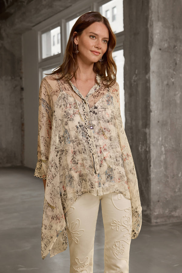Katia Oversized Blouse Louise Print
