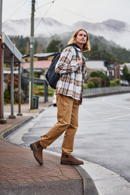 Men's 2581 Tobacco Suede Dress Boots