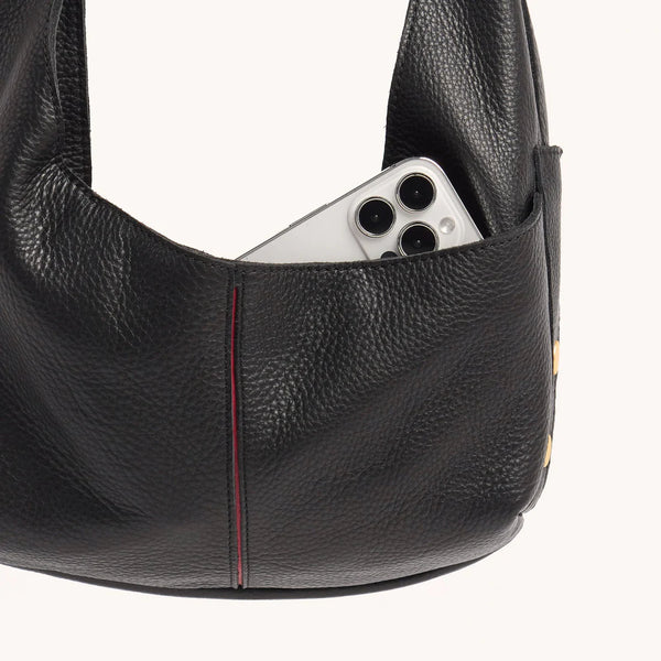 Tom Zip Medium Black Gold/Red Zip