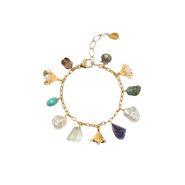 Bellflower Charm Bracelet Multi