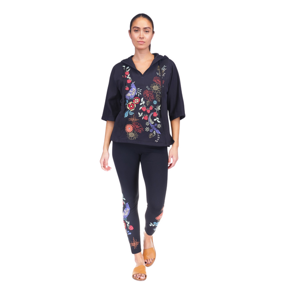 Cora Embroidered Leggings