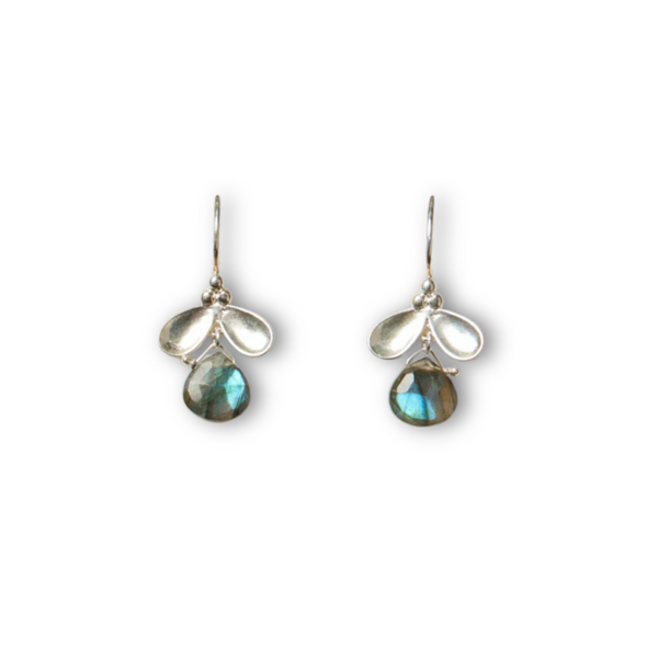 Petal Earrings Labradorite