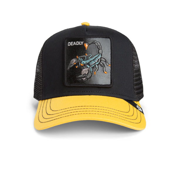 Deadly Black & Yellow Trucker Hat