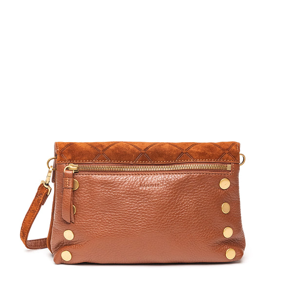 Dillon Small Chocolate Diamond Suede