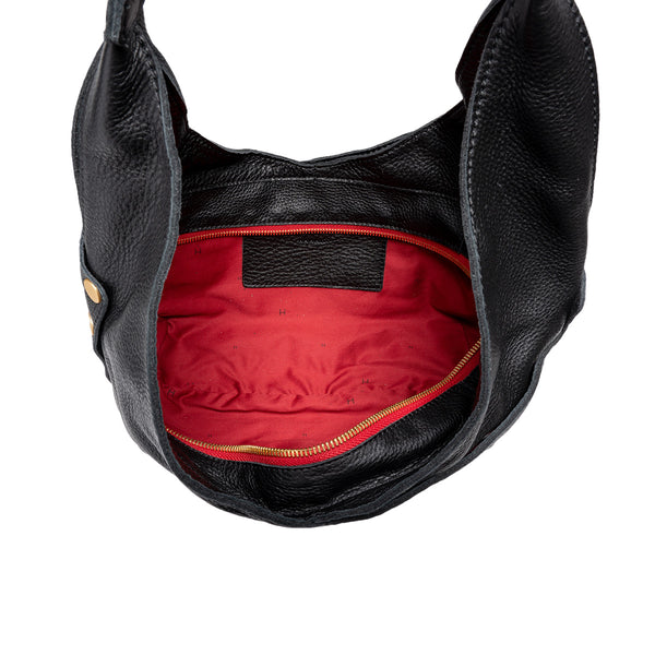 Tom Zip Medium Black Gold/Red Zip