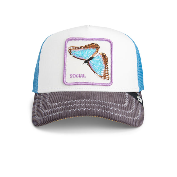 Social Butterfly Remix Trucker Hat