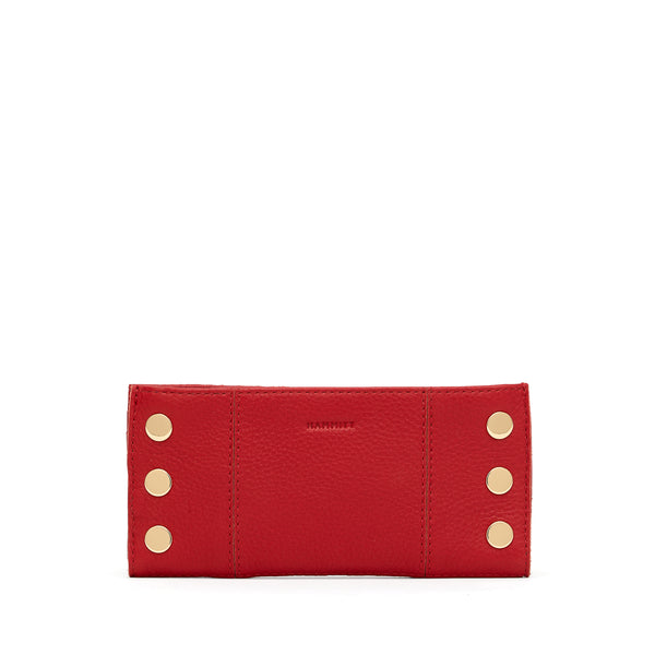110 North Wallet Chili Red Leather