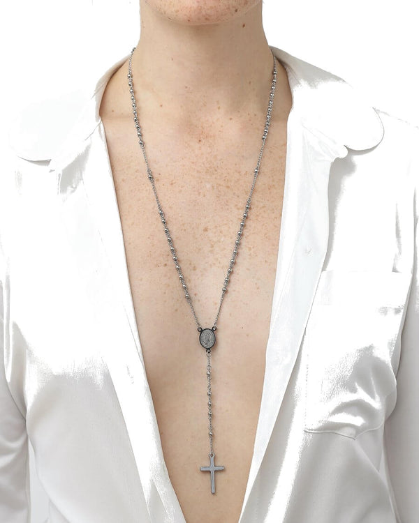 Rachel Rosary Silver