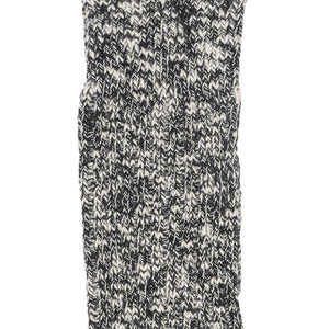 Cotton Slub Sock Black/Gray