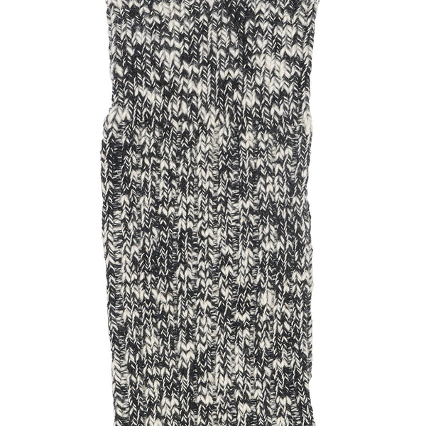 Cotton Slub Sock Black/Gray