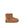 Brown children's boot on a white background