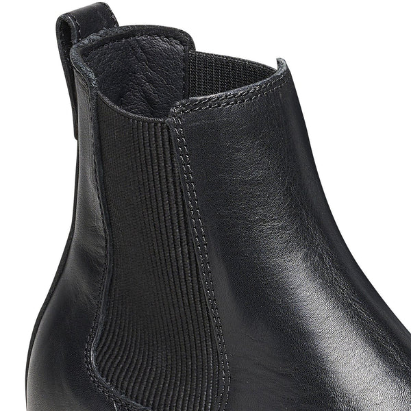 Highwood Slip On Black Leather Boots