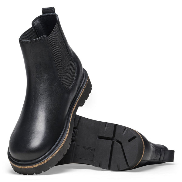 Highwood Slip On Black Leather Boots