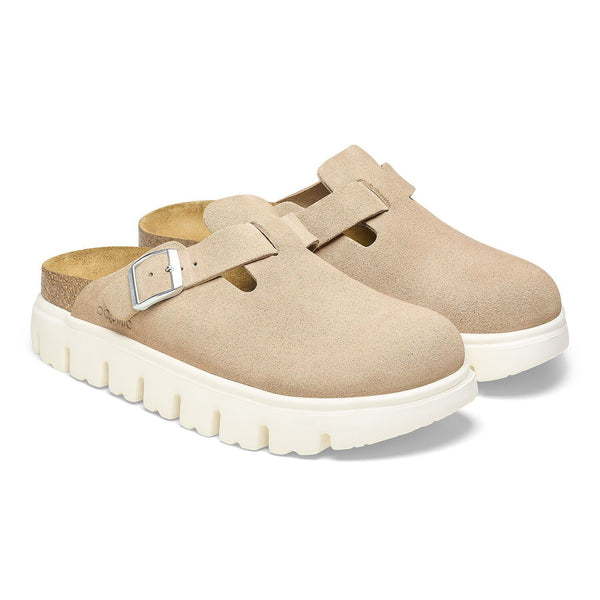 Women's Boston  Chunky Suede Leather