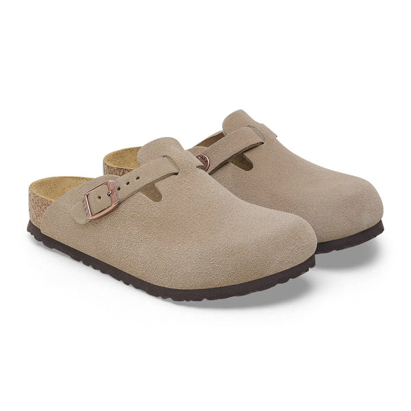 Kid's Boston Taupe Suede