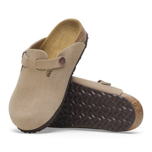 Kid's Boston Taupe Suede