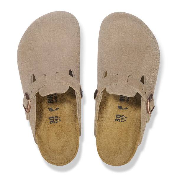 Kid's Boston Taupe Suede