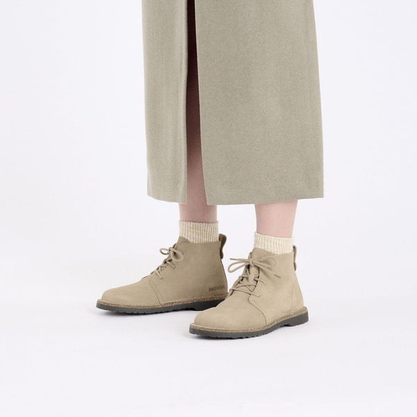 Uppsala Mid Taupe Suede Boots